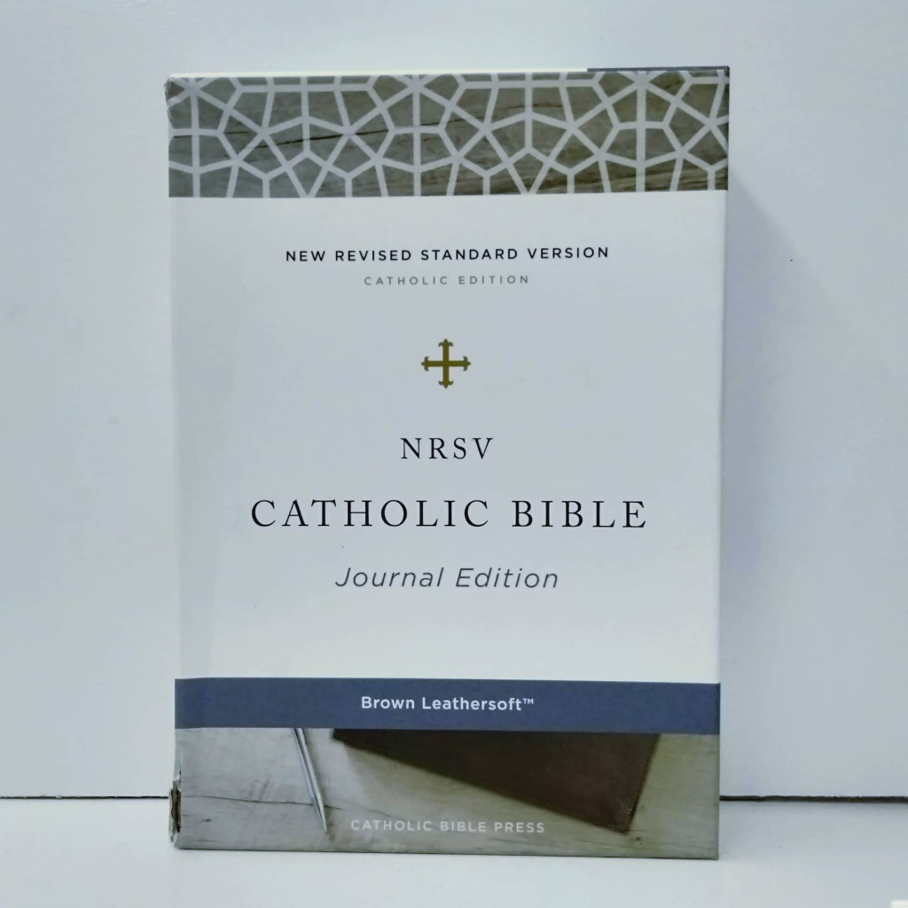NRSV CATHOLIC BIBLE, Journal Edition, (Leathersoft, Brown) BY Catholic ...