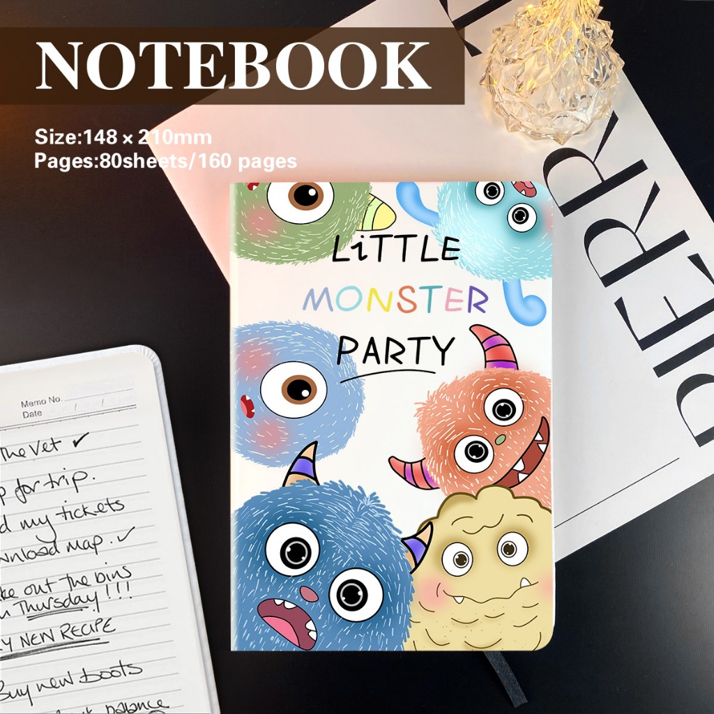 A5/A6 One Piece Luffy sheep head cowhide thickened notebook school ...