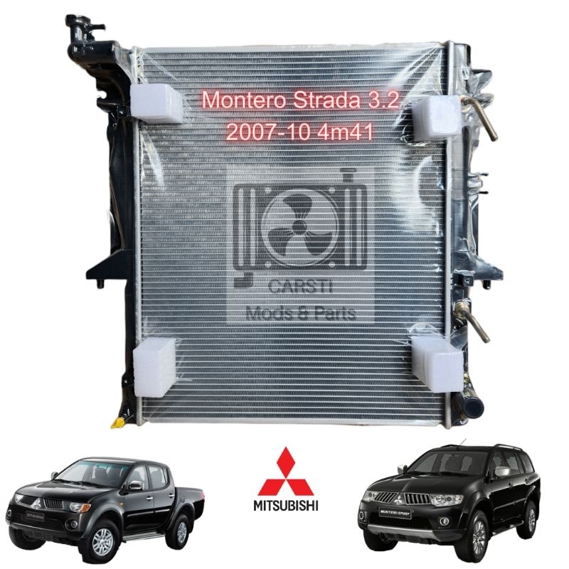 Radiator Mitsubishi Montero Strada 3.2 2007-11 4m41 26mm 2 row ...