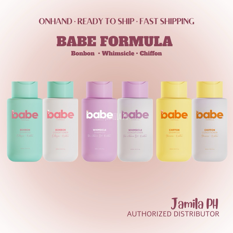 BABE FORMULA Shampoo/Conditioner - Chiffon Whimsicle Bonbon Nectar ...