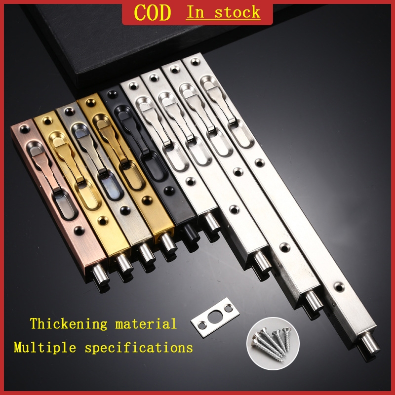 Stainless Steel Flush Latch Slide Bolt Lock Latch Concealed Door