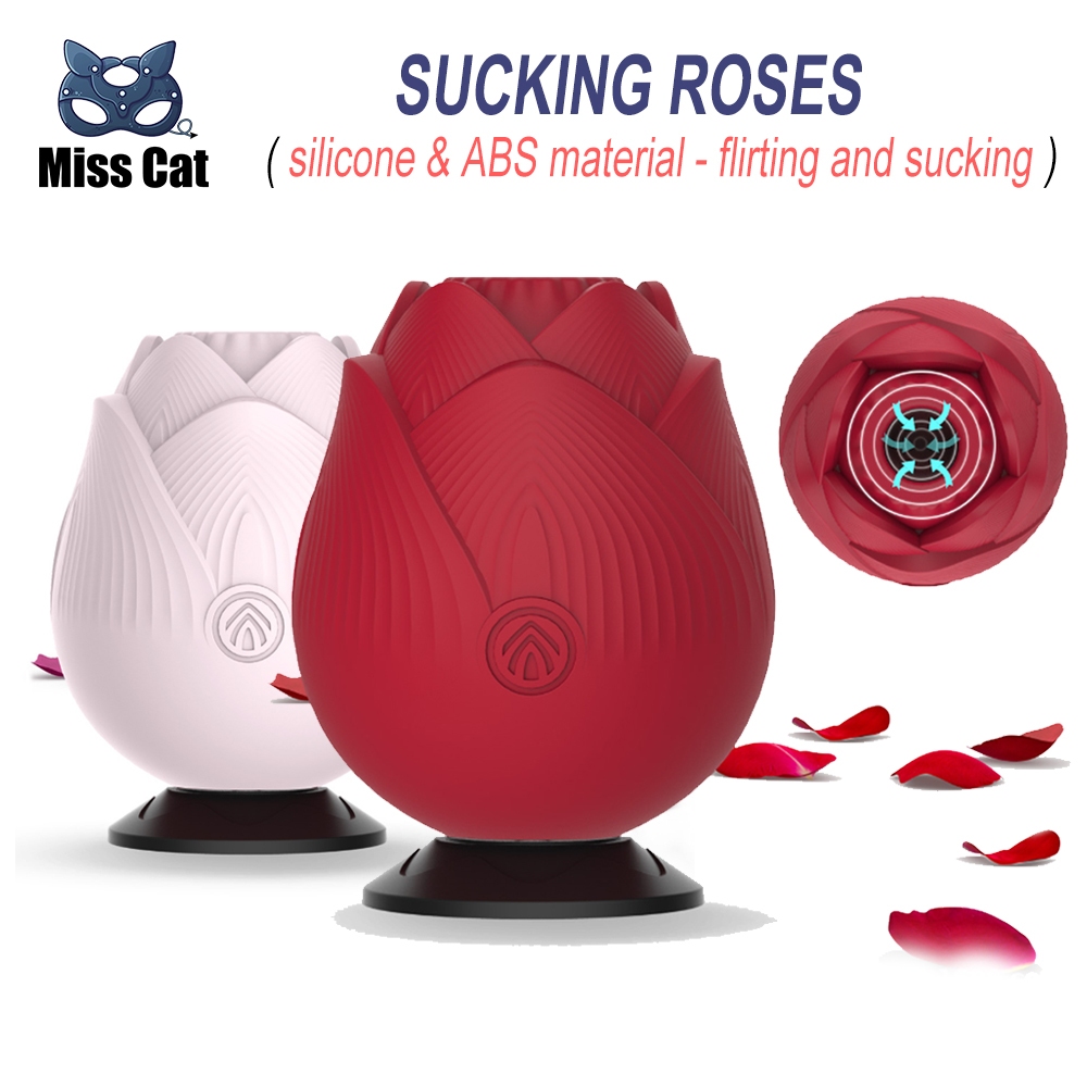 Misscat Rose Vaginal Sucking Vibrator Nipple Sucker Oral Clitoris