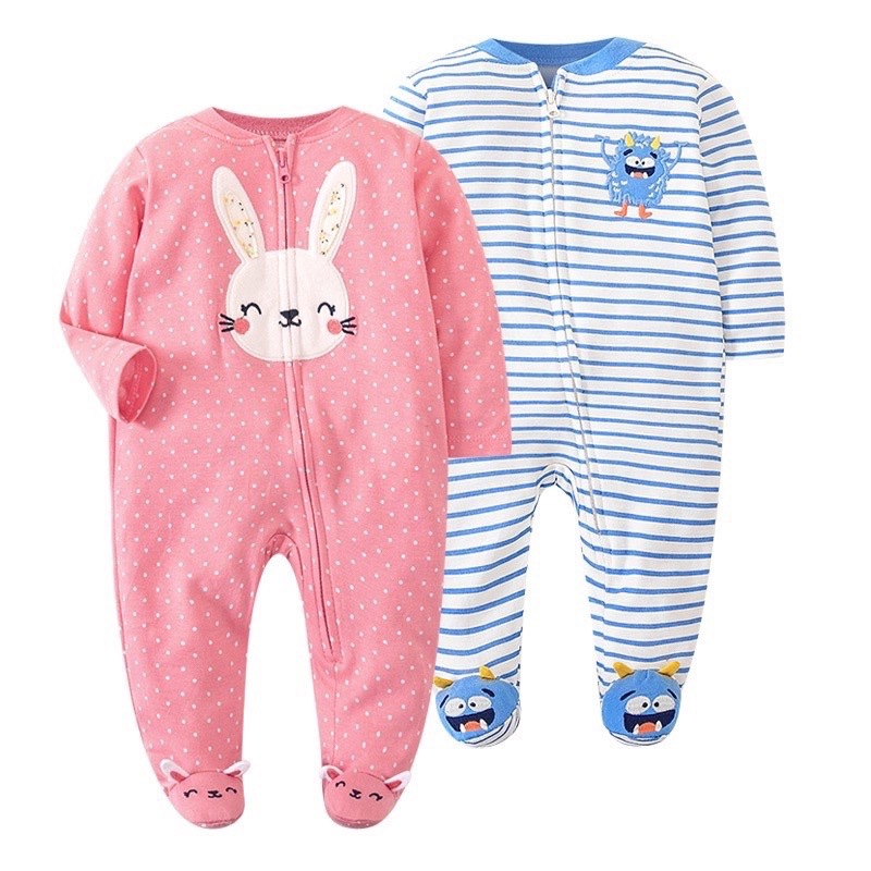 ED shop With Zipper Baby Branded Frogsuit Bodysuit Play Sleepwear Di