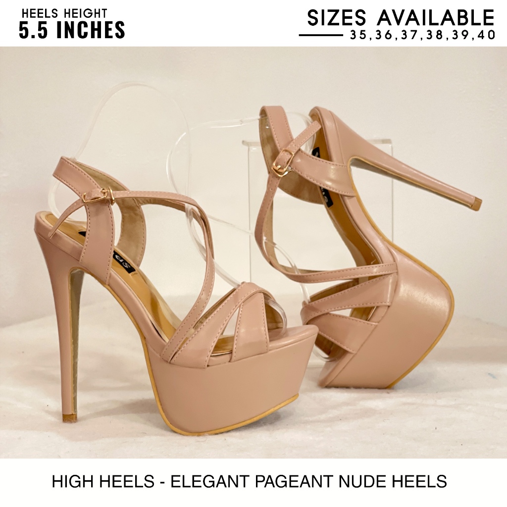 High heels sandals outlet 6 inch