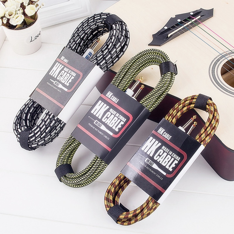 5M Electric Guitar Cable Wire Cord No Noise Shielded Bass Cable ...