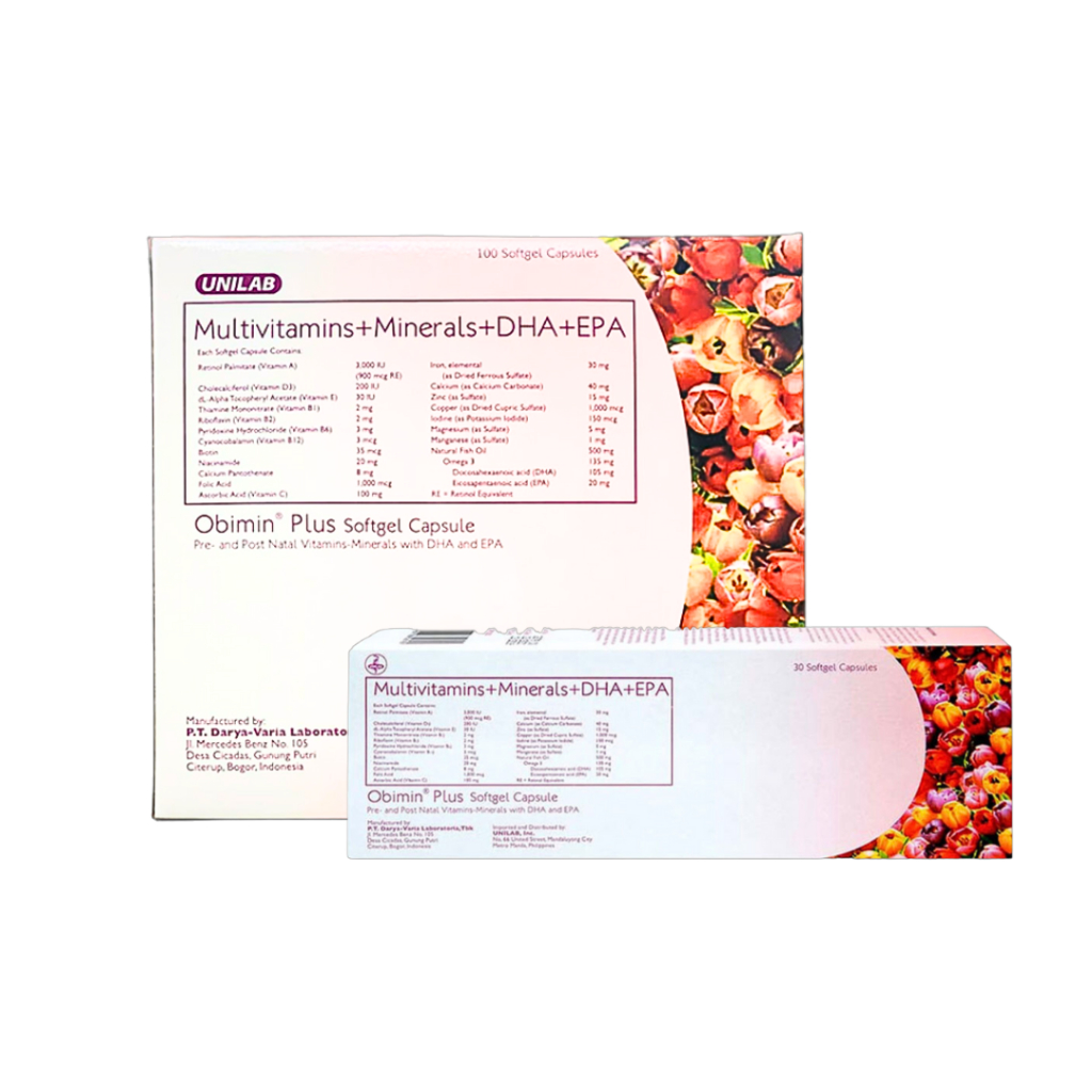 Obimin Plus 100's and 30's Prenatal Supplement Multivitamins Minerals