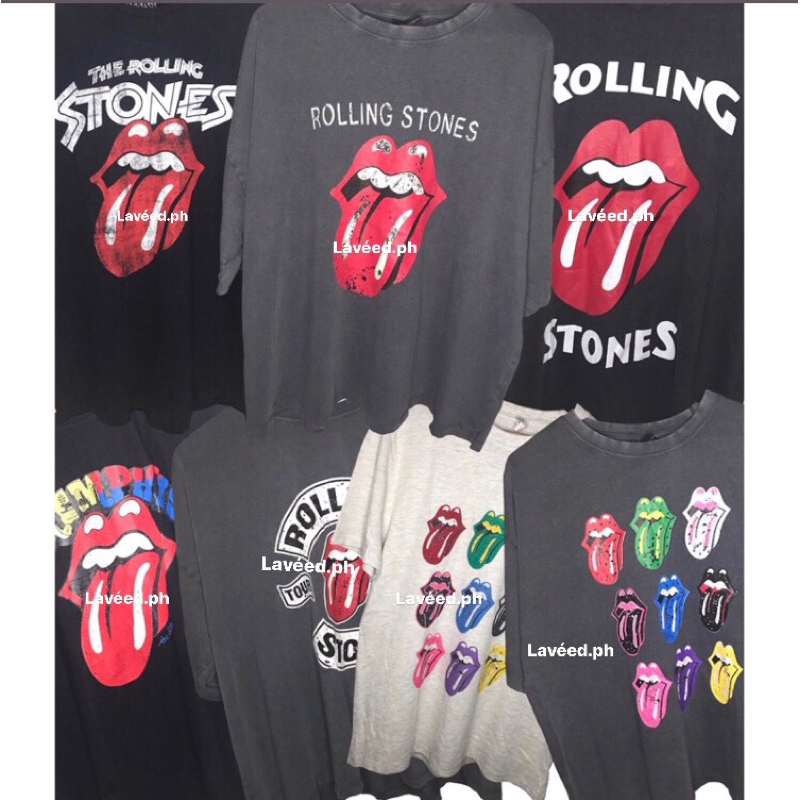 Rolling Stones Bandshirt Overruns h&m/cotton.on Shopee Philippines