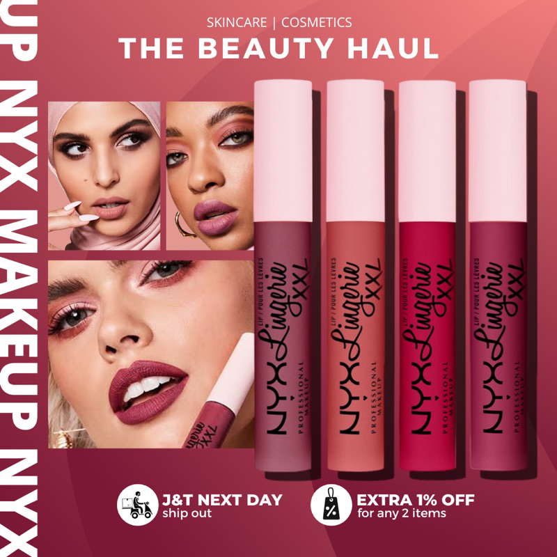 NYX Professional Makeup Lip Lingerie XXL Matte Liquid Lipstick | Shopee ...