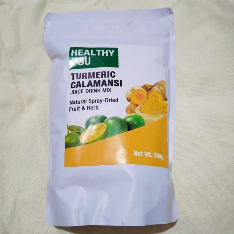 Healthy You Turmeric Calamansi Juice Drink Mix 200g Shopee Philippines
