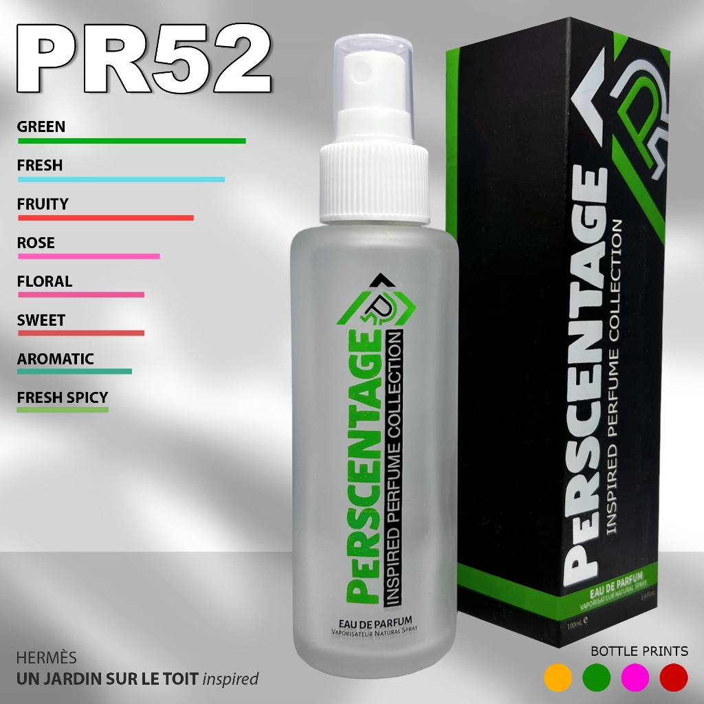 [PR52] Un Jardin Sur Le Toit | PeRSCENTAGE Unisex | Shopee Philippines
