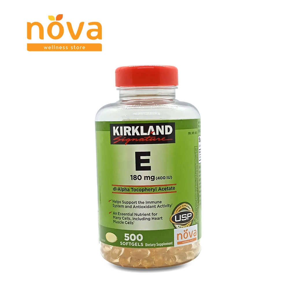 Kirkland Signature Vitamin E 180 mg (400 IU) dlAlpha Tocopheryl