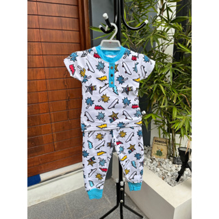 JanElla's PAJAMA SET BIG SIZE (4 to 9 Years Old) SLEEPWEAR TERNO for KIDS  BOYS 100% Cotton Made in Vietnam