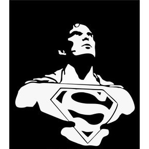 SUPERMAN Character - Car Decal Vinyl Sticker | Shopee Philippines