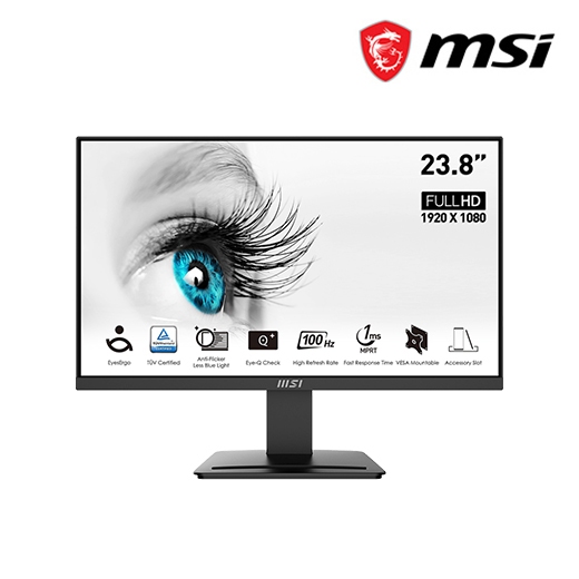 MSI PRO MP2412 Business Productivity Monitor - 23.8 inch / Full HD ...