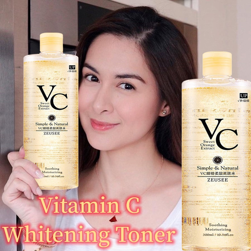300ML Vitamin C Toner Intensive Whitening Toner Essence Remove Acne