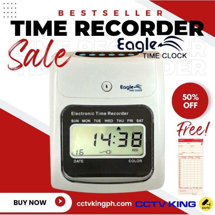 EAGLE TIME CLOCK Time Recorder Time Attendance Time Keeping Machine