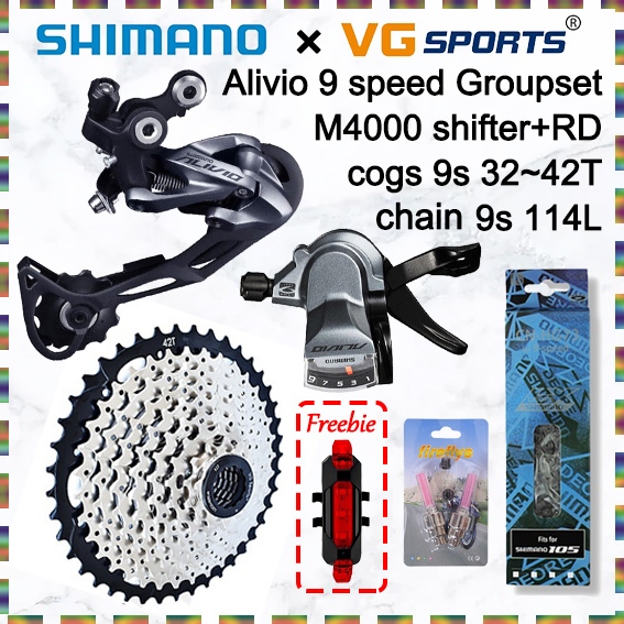 Groupset shimano best sale alivio 9 speed