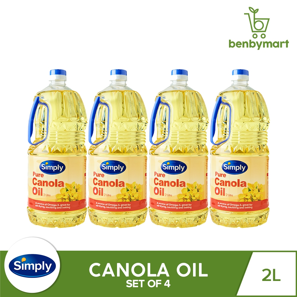 Simply Pure Canola Oil 2L (Set of 4) Shopee Philippines