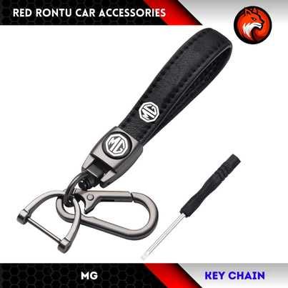 MG Genuine Leather Car Keychain (key holder ring) | Shopee Philippines