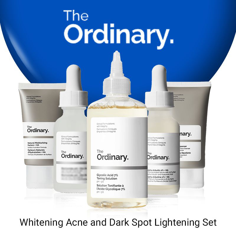 The Ordinary Whitening Skin Acne Remover And Dark Spot Lightening Set