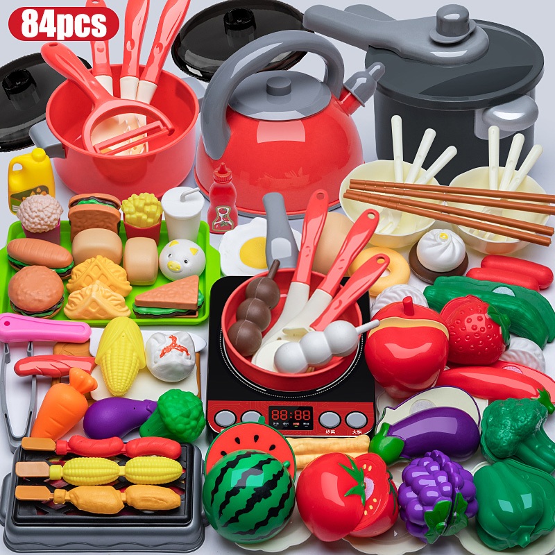 92pcs Baby Cooking toy Kitchen toys set for kids Children simulation