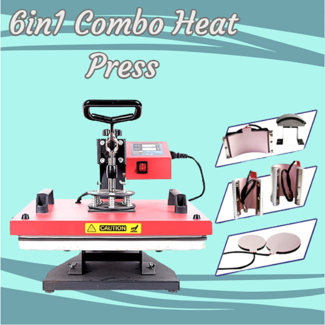 HP6 Handheld Mini Heat Press Machine 7x5 Inch Portable Heat