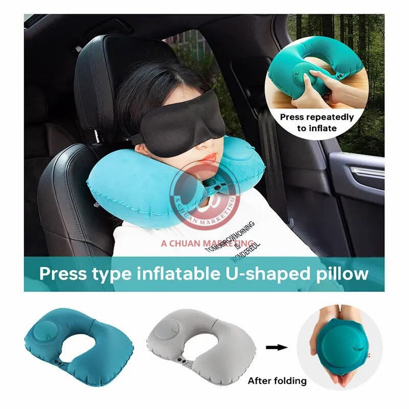 Inflatable Pillow Portable Travel Pillow for Camping Air Pillow for Car ...