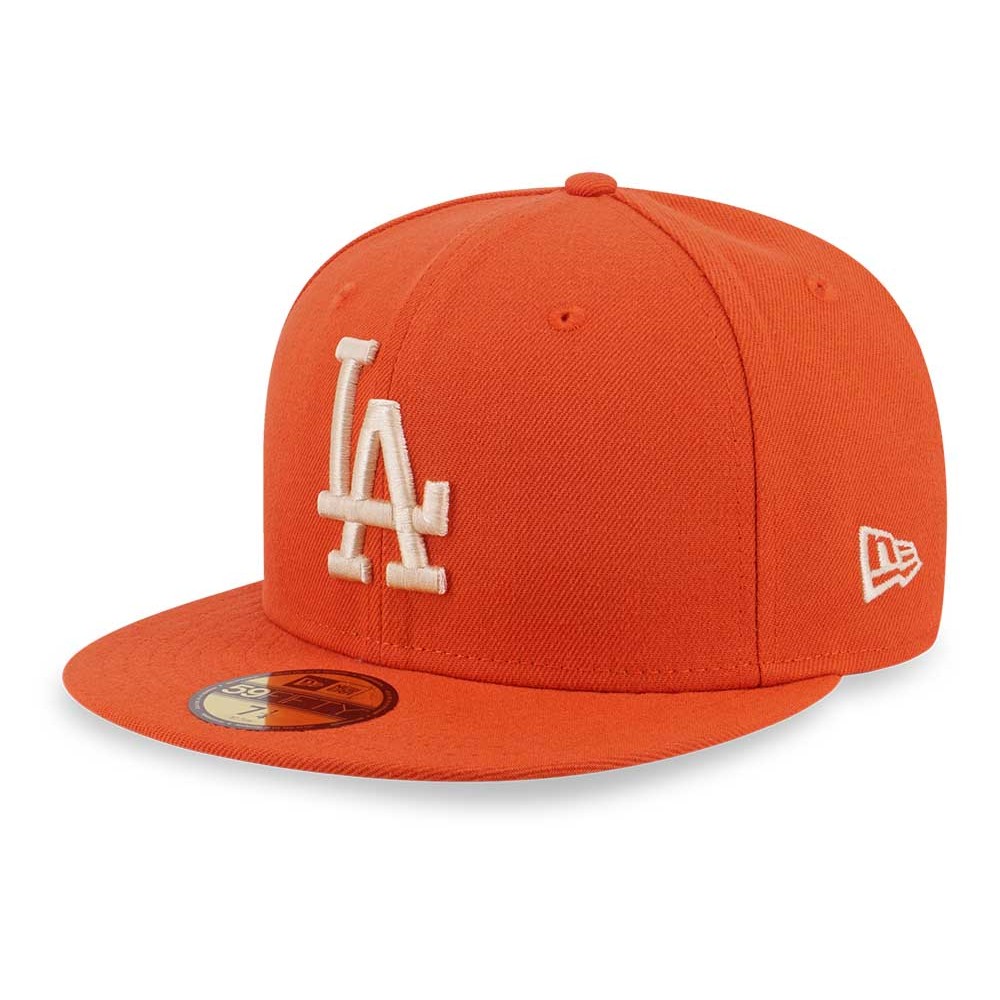 Los Angeles Dodgers MLB Campfire Burnt Orange 59FIFTY Fitted Cap ...