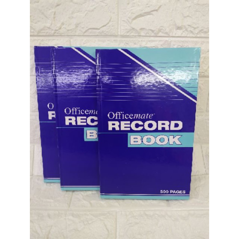 RECORD BOOK/LOG BOOK Officemate (500 pages) Shopee Philippines