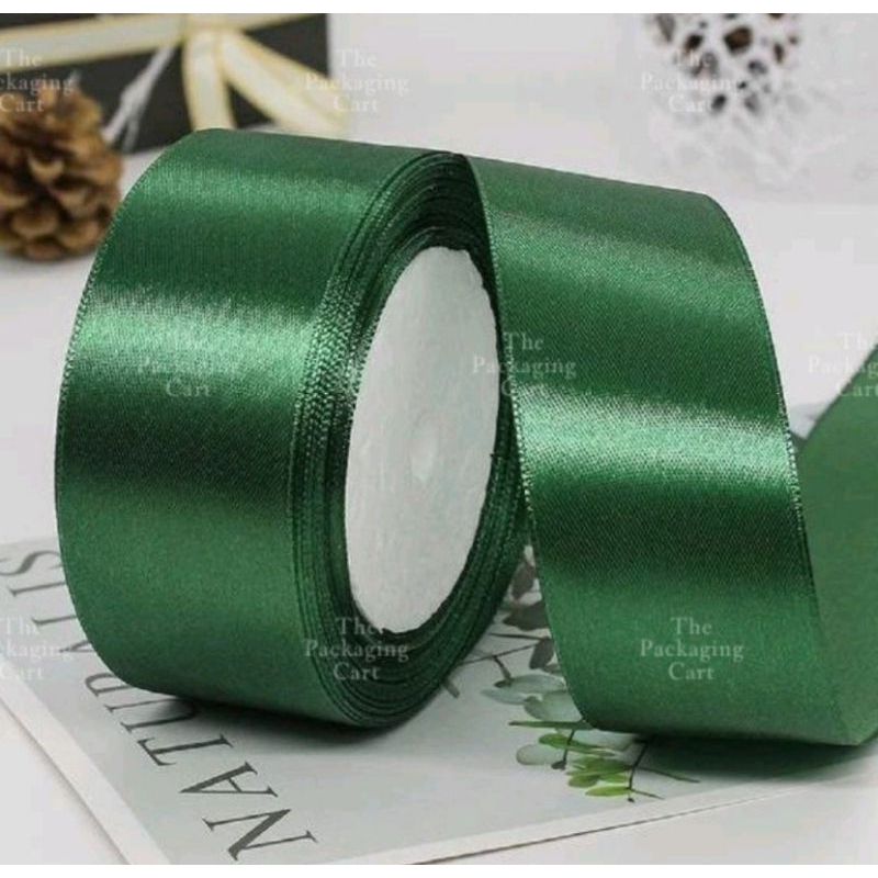 Dark green satin clearance ribbon