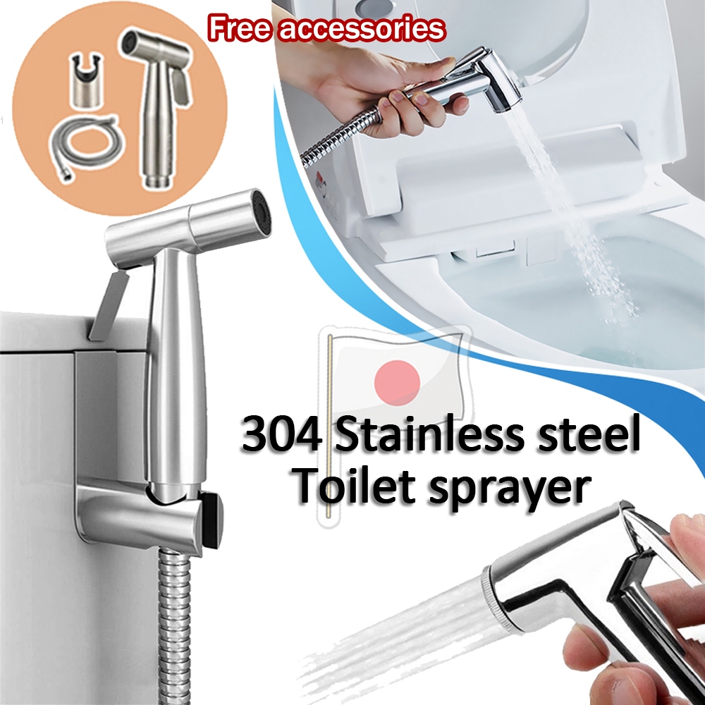 Stainless Steel 304 Bidet Set Heavy Duty Bidet Spray Set For Bathroom bidet and hose set