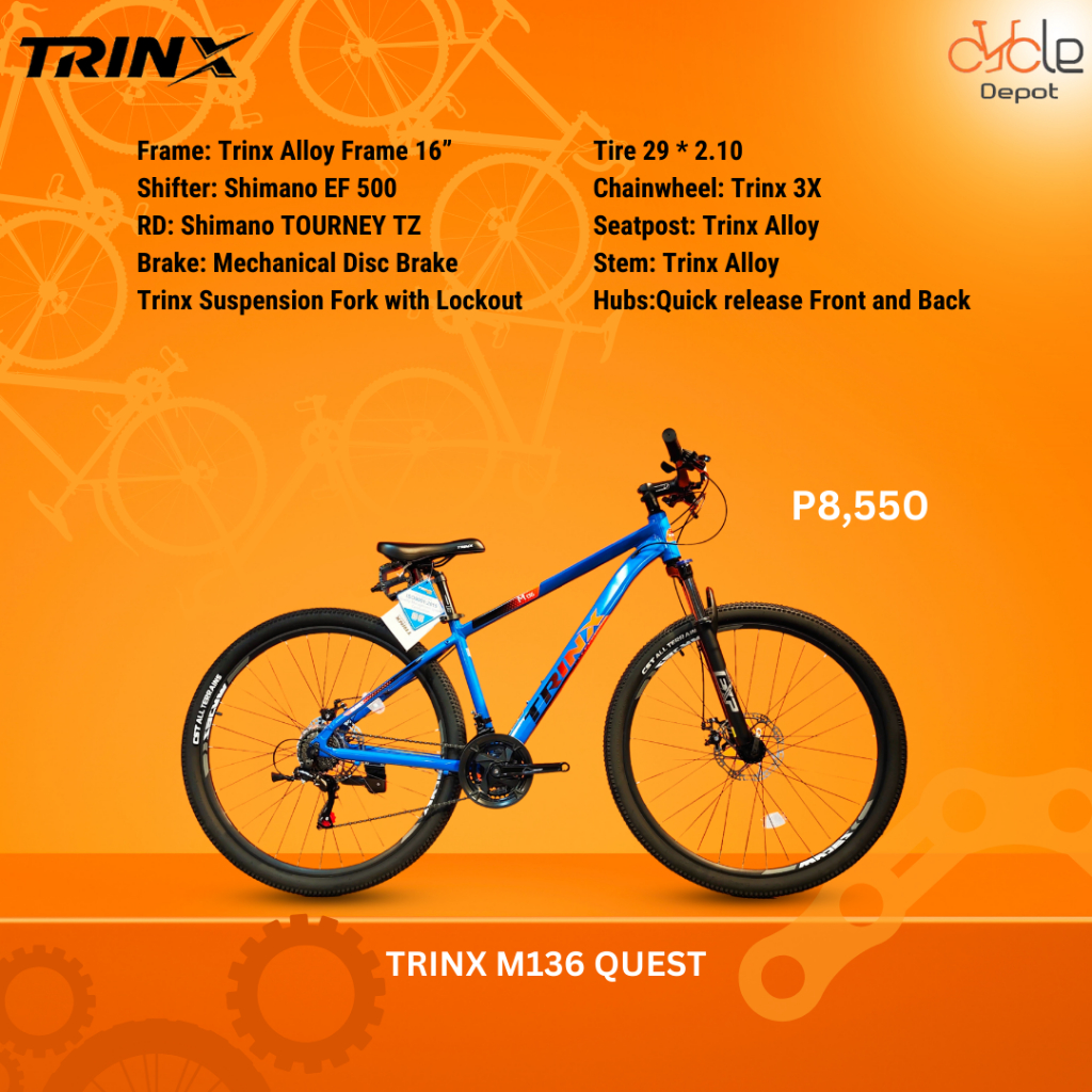 Trinx m136 on sale quest specs