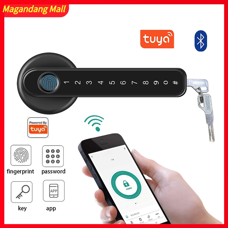 Bluetooth Tuya Smart Door Knob Smart Door Lock Main Door With Password