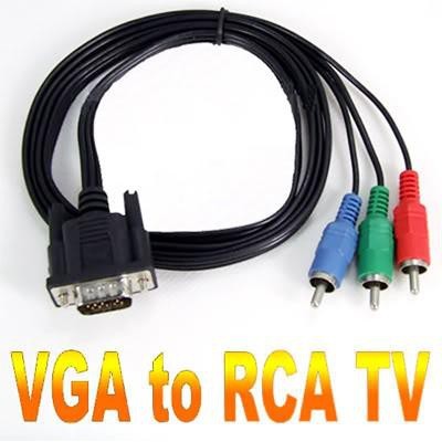 Адаптер VGA на AV (RCA),S-video