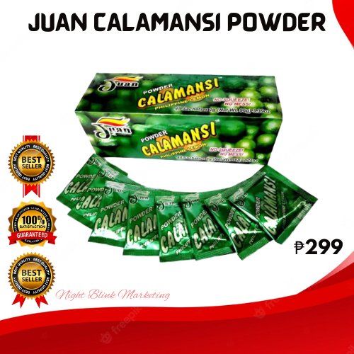 Juan Calamansi Juice Powder Philippines Lemon powders Calamansi ( 48pcs/box ) Shopee Philippines