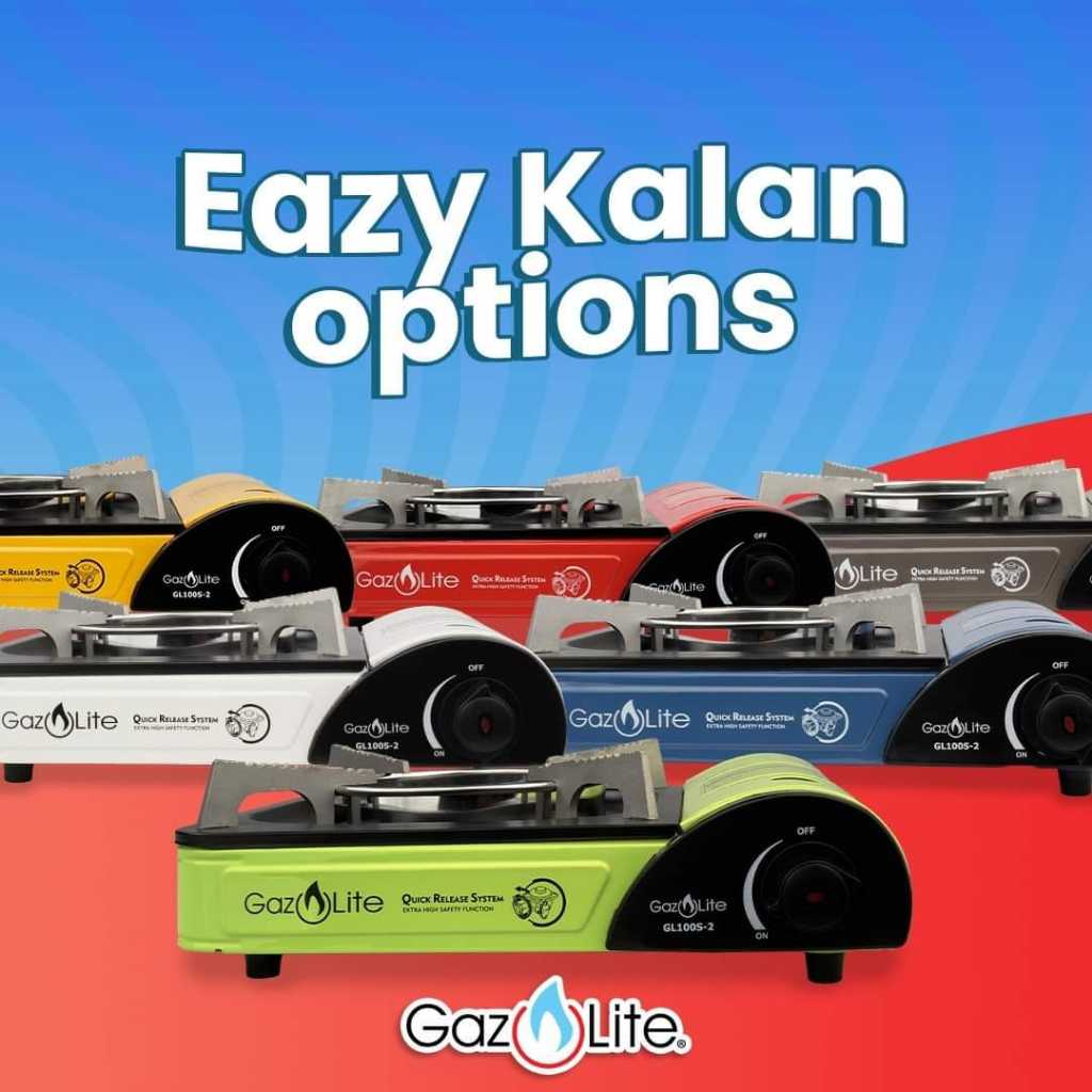 Gaz Lite White Eazy Kalan (Portable LPG Stove) + 1Gaz Lite 230g LPG Cylinders Shopee Philippines