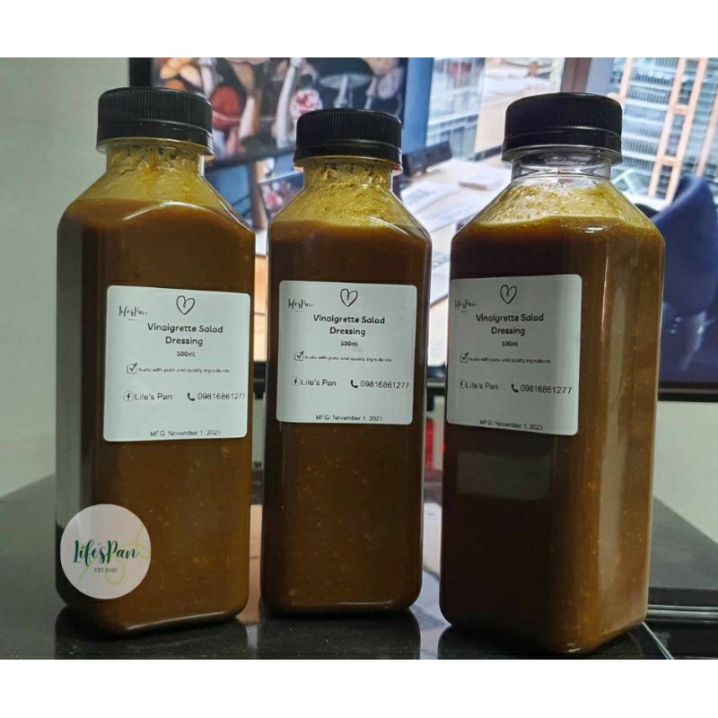 Life'sPan Vinaigrette Salad Dressing 500ml Shopee Philippines