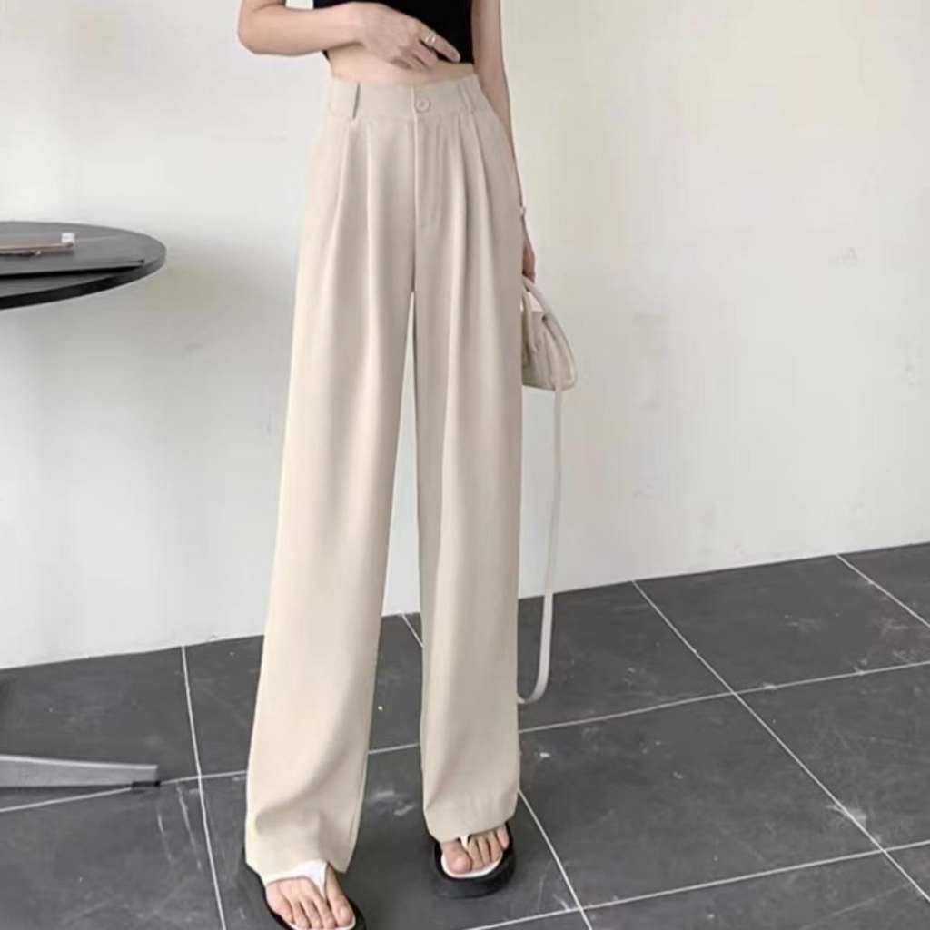 Kinwoo 2.0 Plus Size High Waist Trousers Loose Type 23-34 waist women's ...