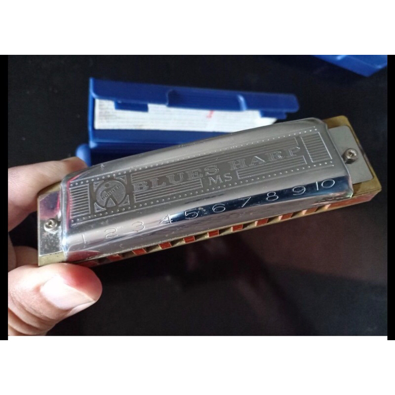 Hohner Harmonica Blues Harp Ms Actual Picture Made In Germany Shopee