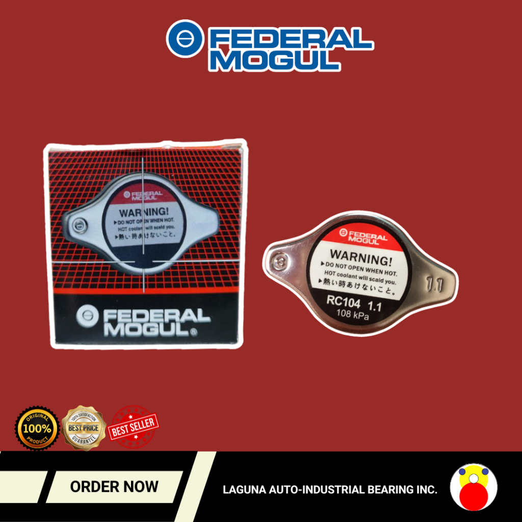 FEDERAL MOGUL Radiator Cap RC-104 for 1.1KG/SMALL (DENSO TYPE) | Shopee ...