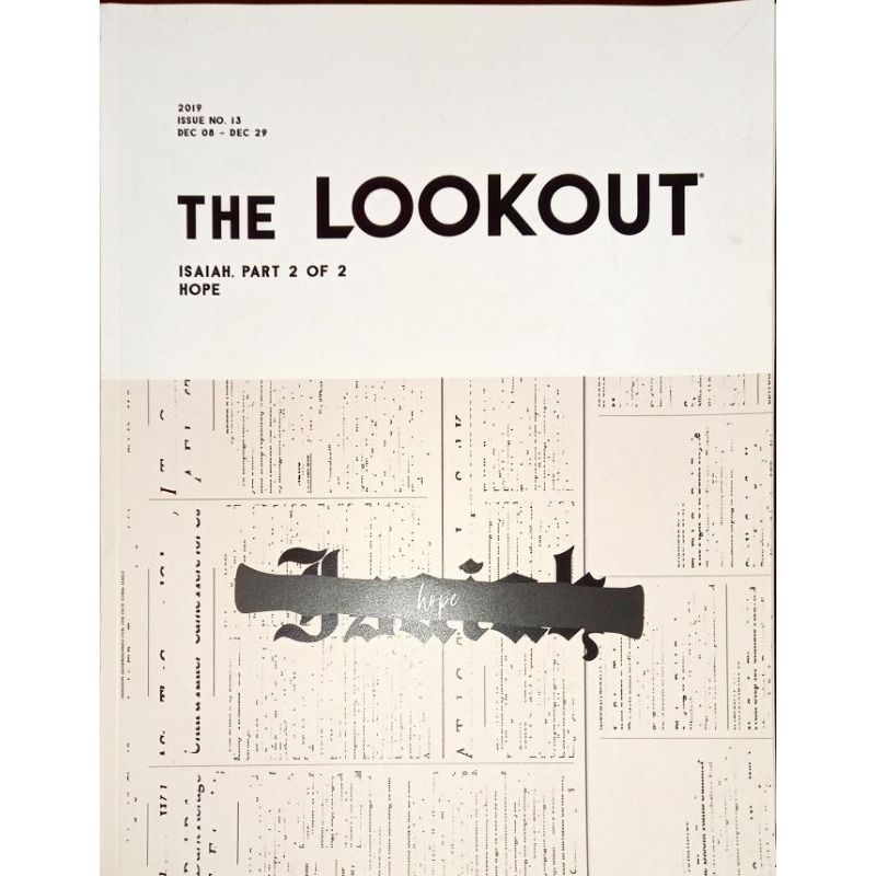 The Lookout Isaiah Part 2 of 2 Hope PRELOVED Christian Bible Study ...
