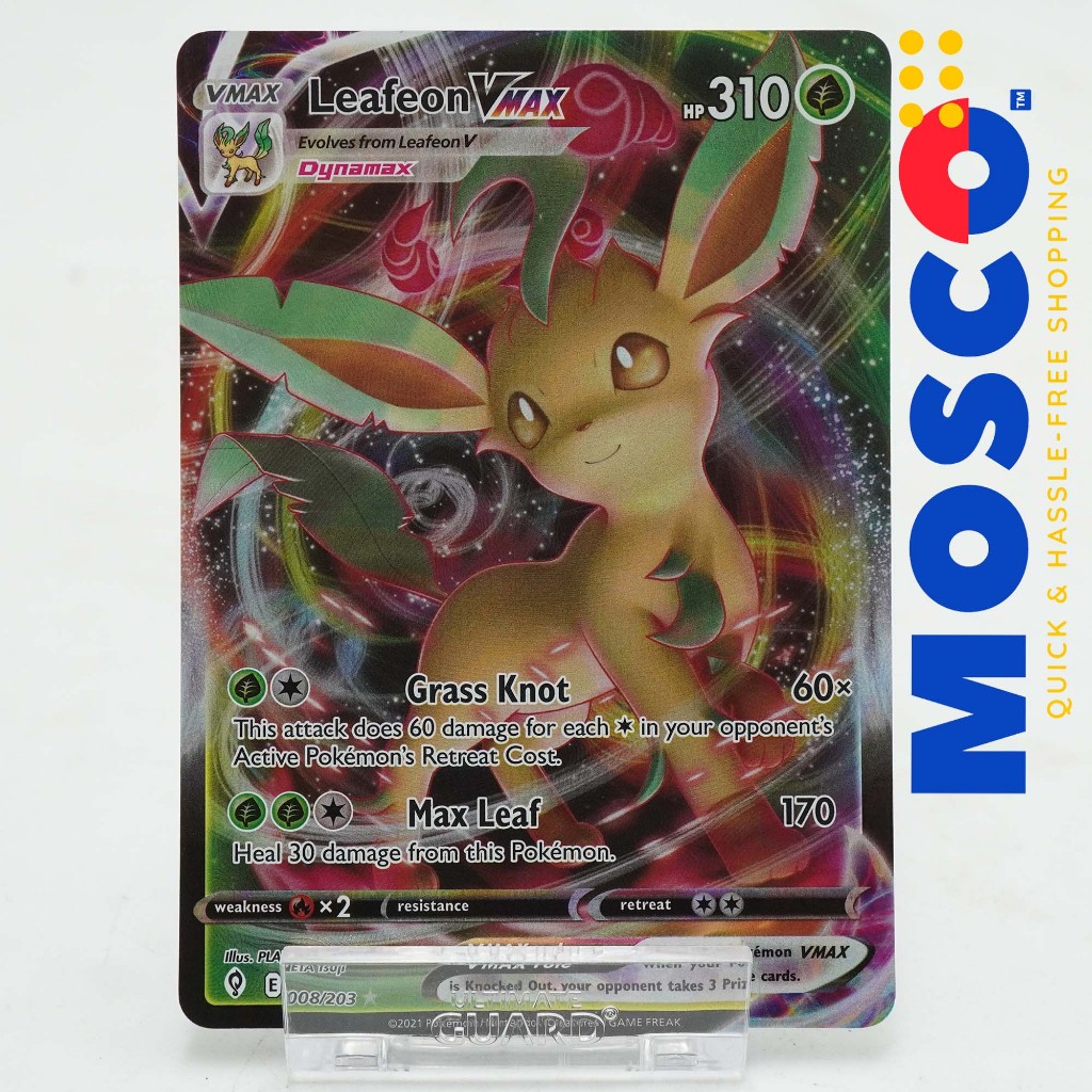 Leafeon VMAX - 008/203 - Ultra Rare | Pokemon TCG | Shopee Philippines