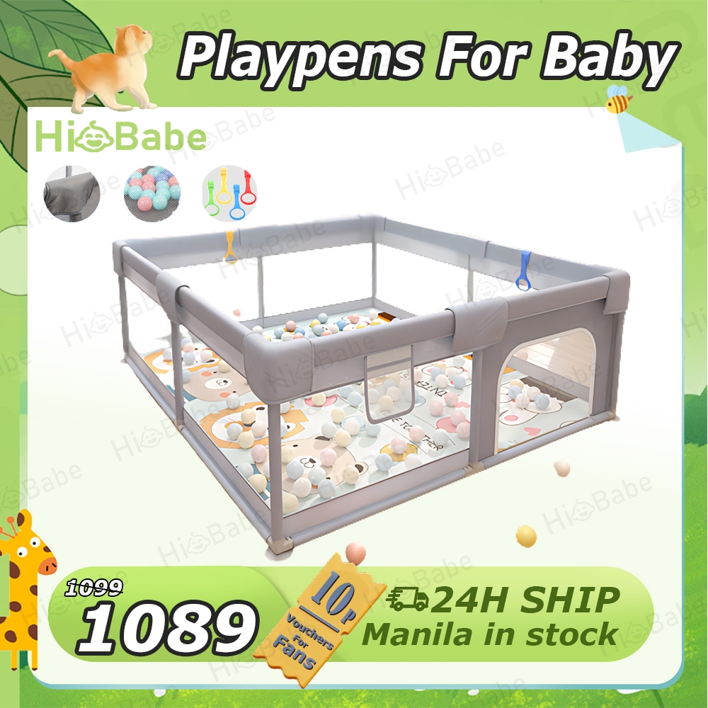 HiBabe Baby Playpen for Toddler Playard Indoor&Outdoor Kids Activity