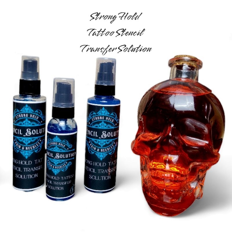 STRONG HOLD TATTOO STENCIL TRANSFER SOLUTION ( NEW LABEL SAME FORMULA
