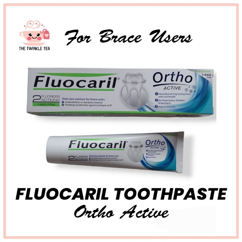 Original Fluocaril Ortho Active Toothpaste for Brace Users from