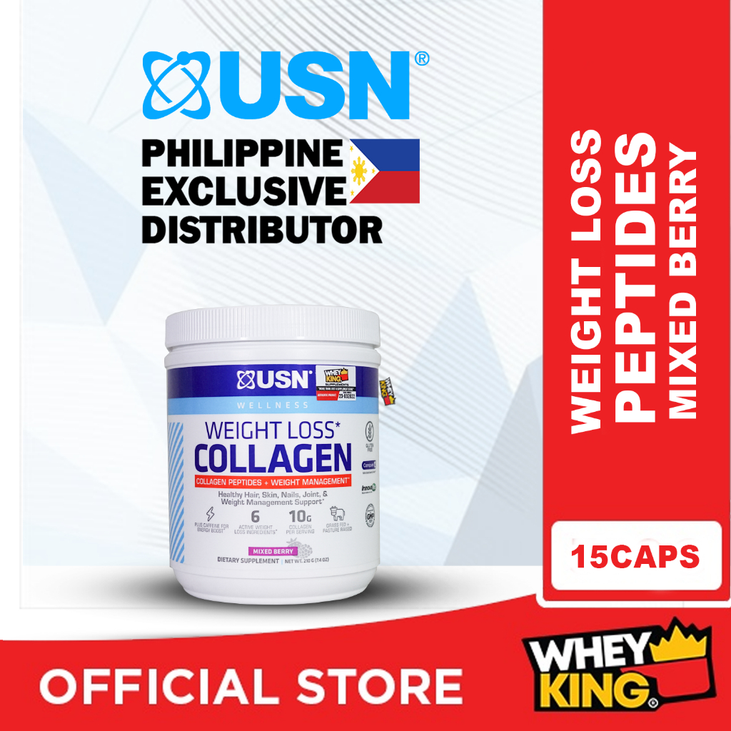 USN WEIGHT LOSS COLLAGEN Collagen Peptides + Weight Management 750mg