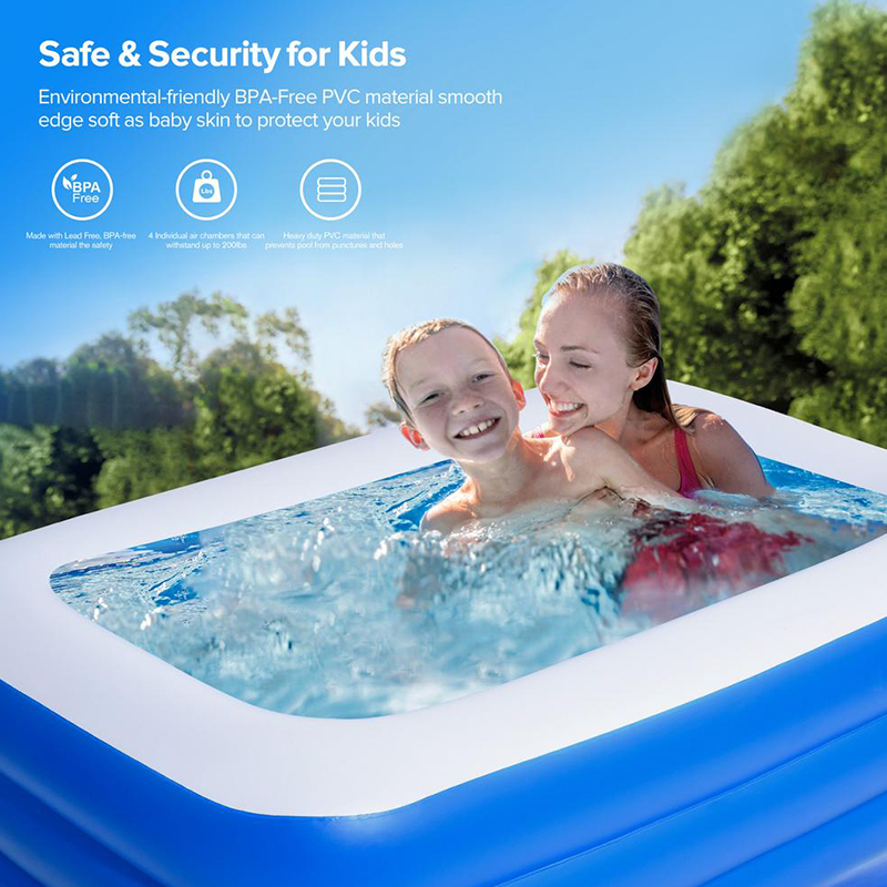 BOUNDLESS Inflatable Swimming Pool Kids Pool Baby / Family Indoor ...