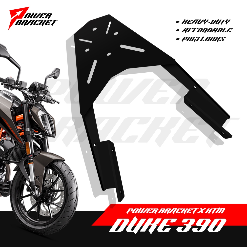 KTM DUKE 390 Top box bracket / POWER TRENDS / Powder Coated / Duke 390 ...