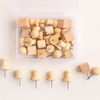  Clear Push Pins Small Plastic Thumb Tacks Steel Point