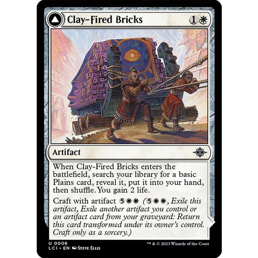 Clay-Fired Bricks // Cosmium Kiln - The Lost Caverns of Ixalan (LCI ...